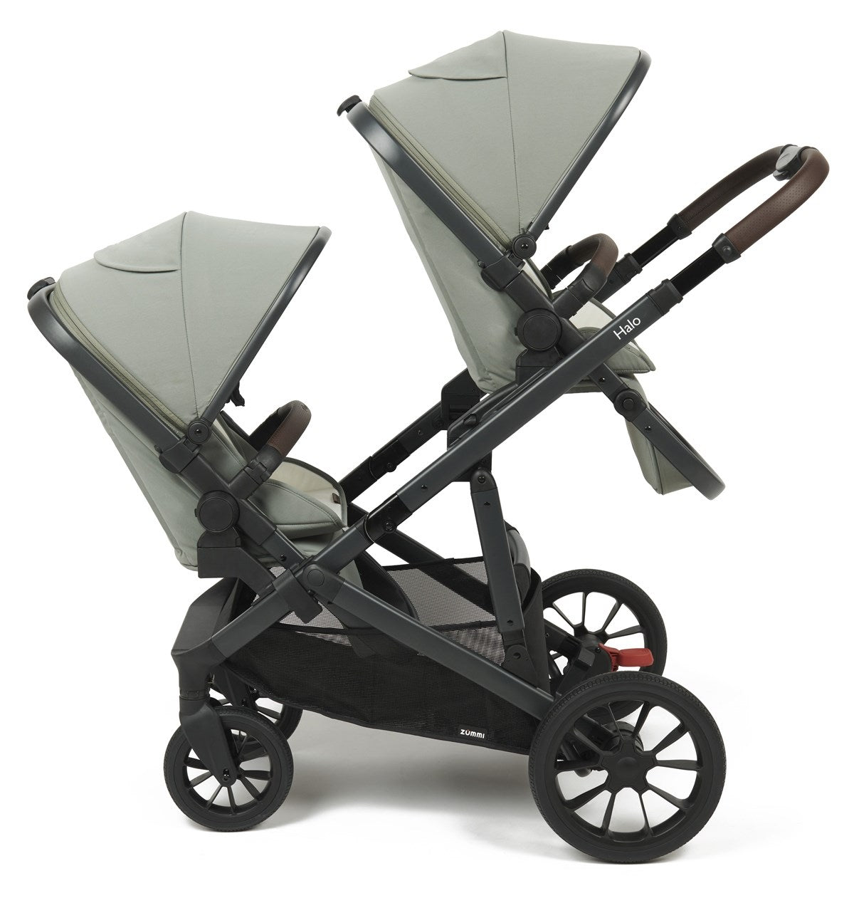 Zummi Halo Twin Complete Set, Sage Green