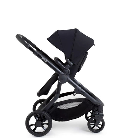 iCandy Orange 4 Complete Bundle Jet Black + Maxi Cosi Cabriofix and Isofix Base,