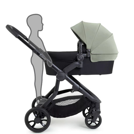 iCandy Orange 4 Complete Bundle Pistachio + Maxi Cosi Cabriofix and Isofix Base,