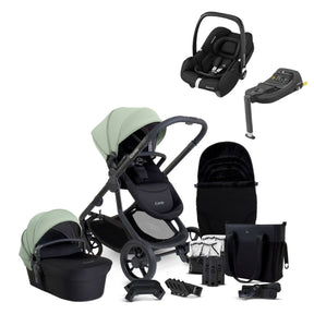 iCandy Orange 4 Complete Bundle Pistachio + Maxi Cosi Cabriofix and Isofix Base,