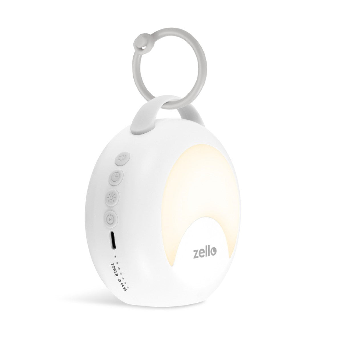 Zello Portable White Noise Machine 30 Soothing Sounds 7 Colour