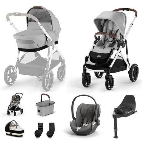 Cybex Gazelle S Travel System with Cloud T, Lava Grey
