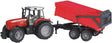 Bruder Massey Ferguson 7480 with Tipping Trailer