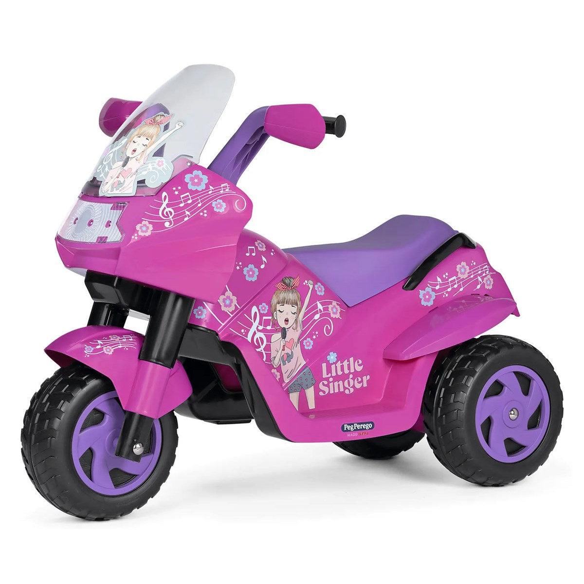 Peg Perego Little Singer 6V Electric Motorcycle, 2+ years