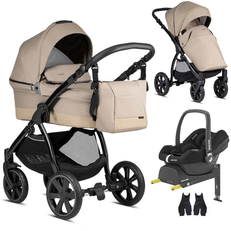 Noordi Sole Go 3in1 + Maxi Cosi Cabriofix + Isofix Base, Essential Bundle