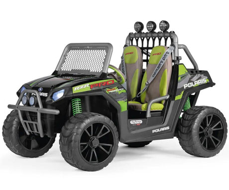 Peg Perego Polaris RZR PRO Green Shadow – 24V Off-Road Vehicle for Kids, 6+ years