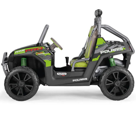 Peg Perego Polaris RZR PRO Green Shadow – 24V Off-Road Vehicle for Kids, 6+ years
