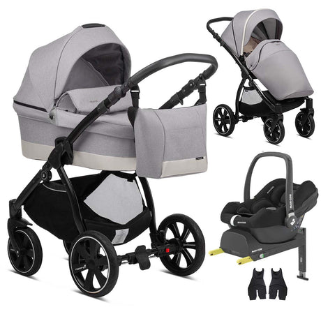 Noordi Sole Go 3in1 + Maxi Cosi Cabriofix + Isofix Base, Essential Bundle