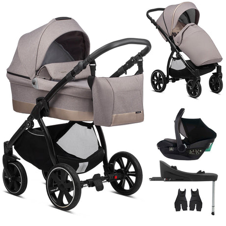 Noordi Sole Go 3in1 + Travel Carrier Car Seat, Beige