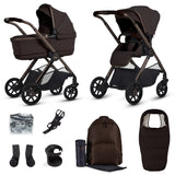 Silver Cross Reef 2 Special Edition Pram & Pushchair, Ganache