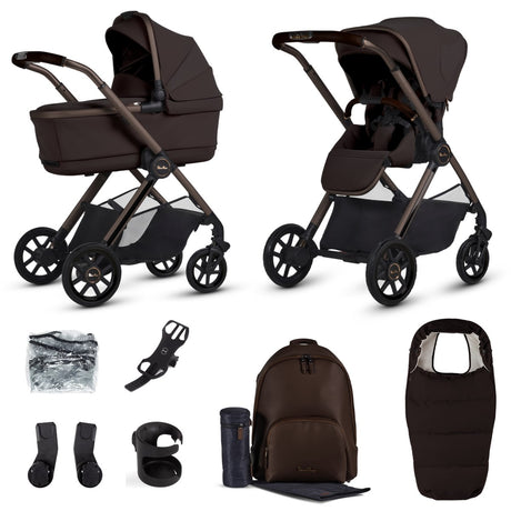 Silver Cross Reef 2 Special Edition Pram & Pushchair, Ganache