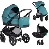 Noordi Sole Go 3in1 + Travel Carrier Car Seat, Teal