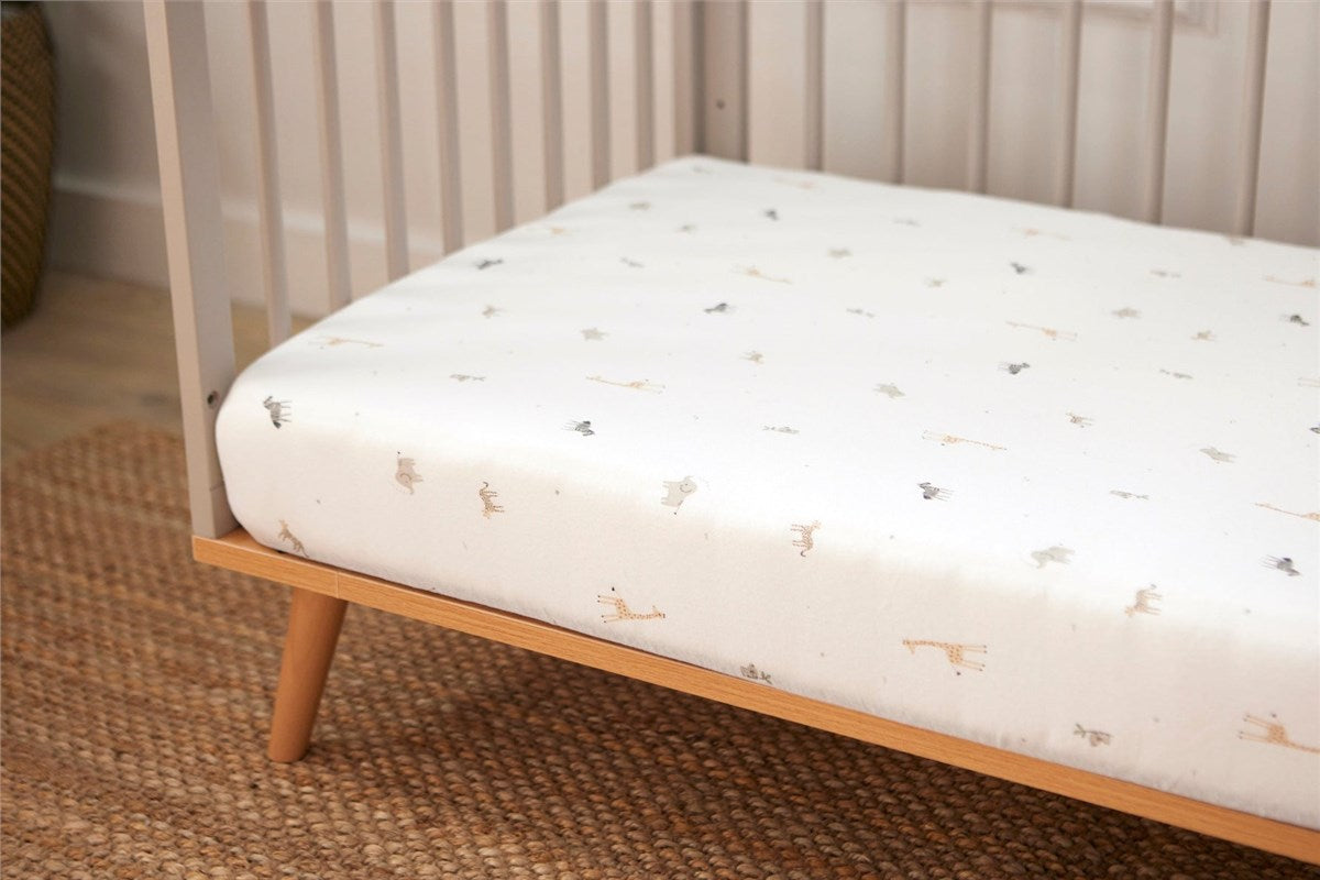 Baby Elegance 2 Pack Jersey Cot Bed Sheets, 140 x 70cm