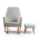 BabyLo Willow Nursing Rocking Chair & Footstool Set