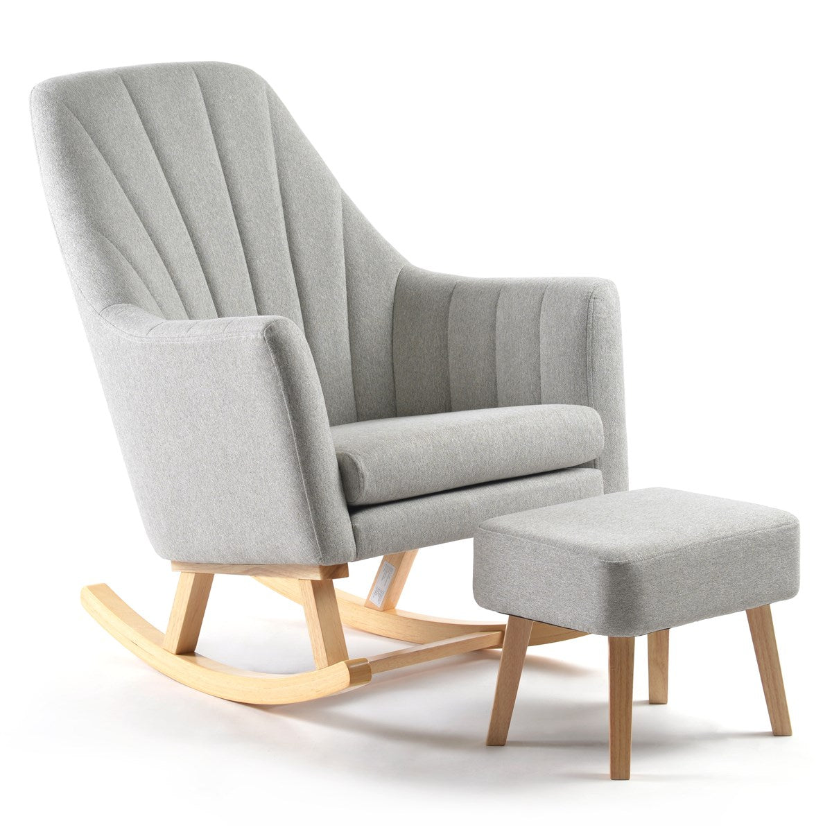 BabyLo Willow Nursing Rocking Chair & Footstool Set