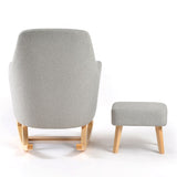 BabyLo Willow Nursing Rocking Chair & Footstool Set