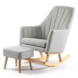BabyLo Willow Nursing Rocking Chair & Footstool Set