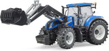 New Holland T7.315 With Frontloader, Scale 1:16