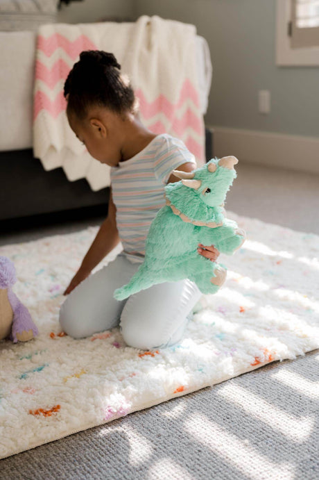 Rainbow Designs Dinoriffic Triceratops Textured Soft Toy