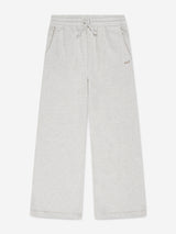 Abercrombie & Fitch Girls Essential Wide Leg Joggers in Beige
