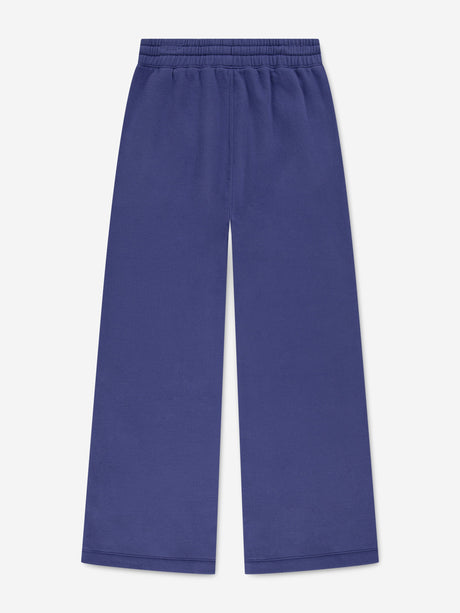 Abercrombie & Fitch Girls Essential Wide Leg Joggers in Blue