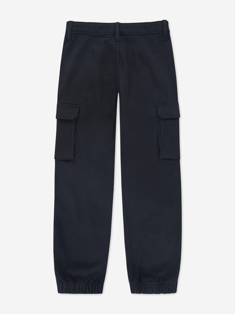 Abercrombie & Fitch Girls Elevated Cargo Trousers in Black