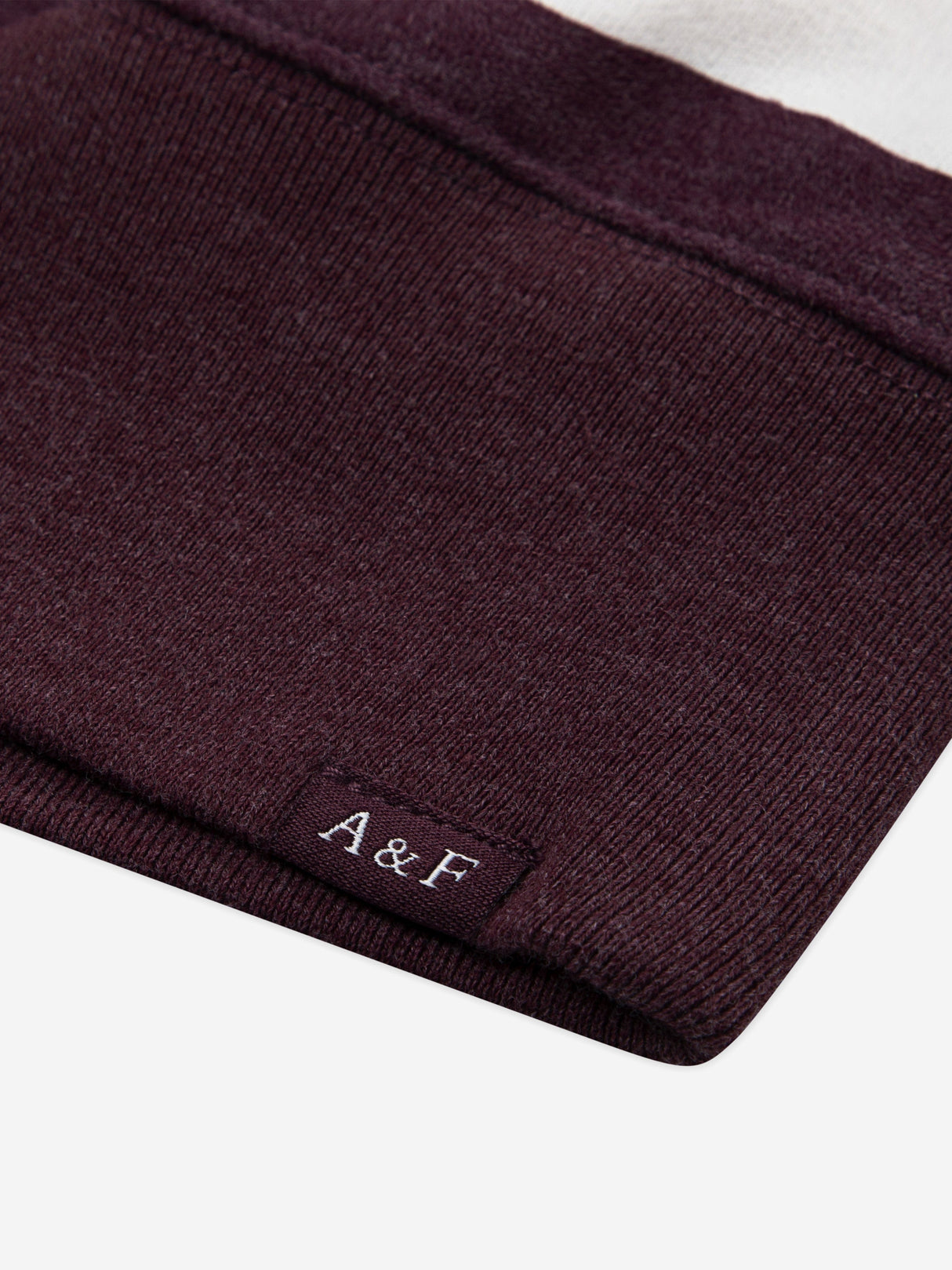 Abercrombie & Fitch Girls Quarter Zip Preppy Pullover in Red