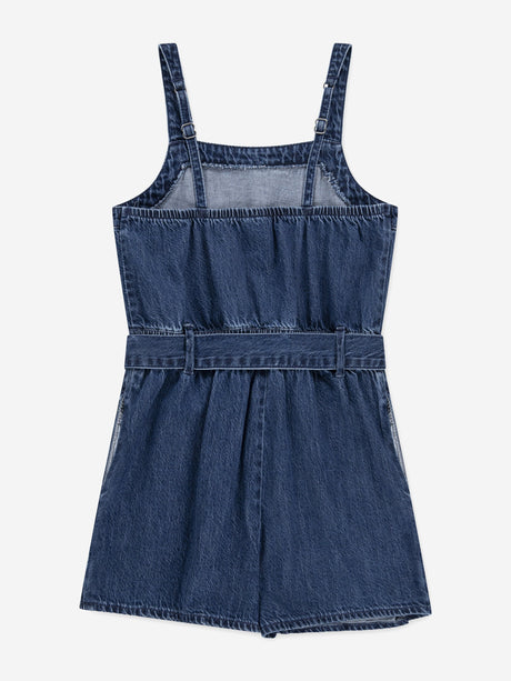 Abercrombie & Fitch Girls Pleated Skort Dress in Blue