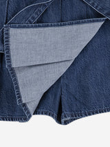 Abercrombie & Fitch Girls Pleated Skort Dress in Blue