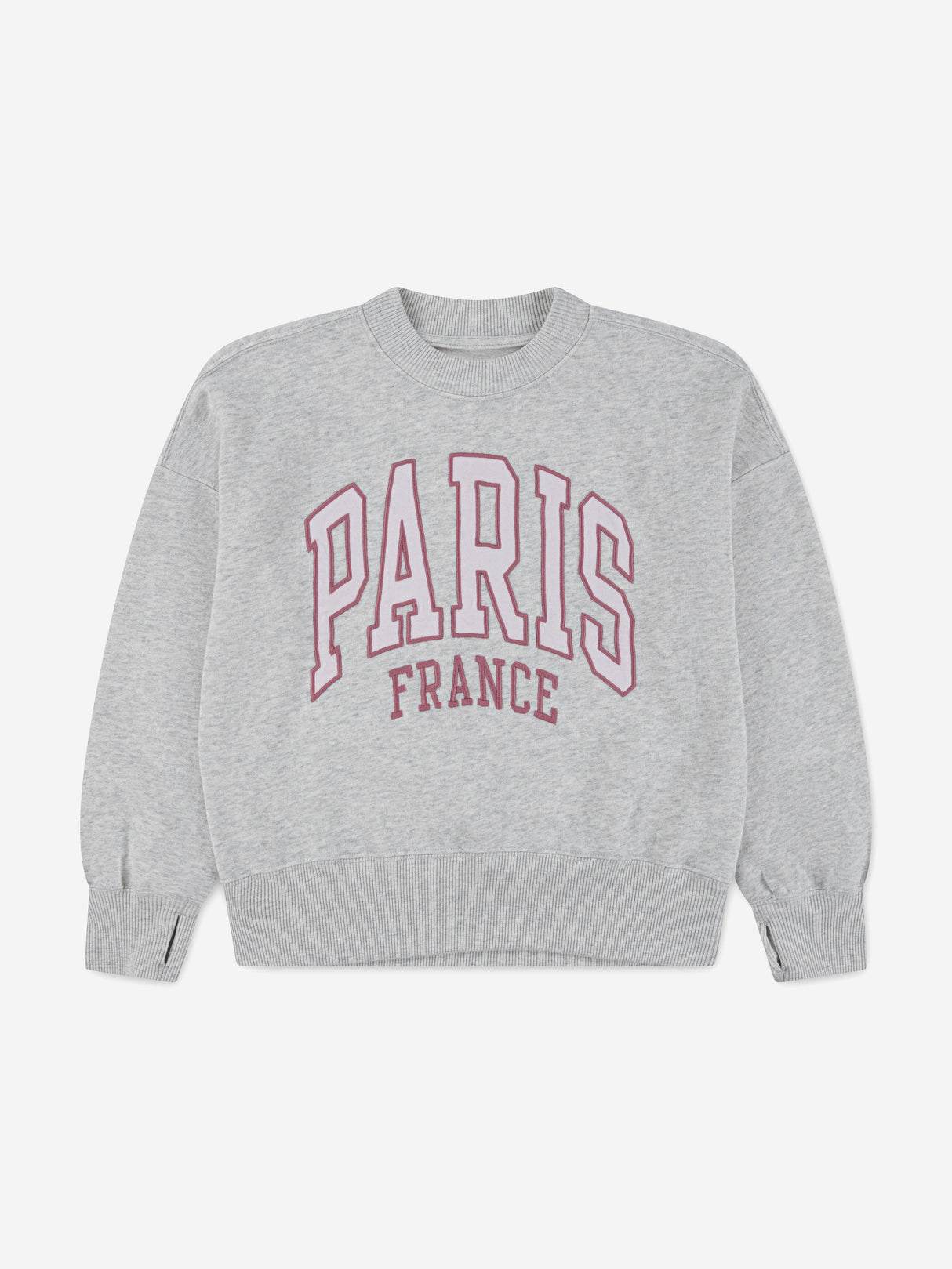 Abercrombie & Fitch Girls I Heart Paris Sweatshirt in Grey