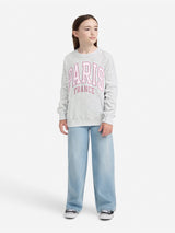Abercrombie & Fitch Girls I Heart Paris Sweatshirt in Grey