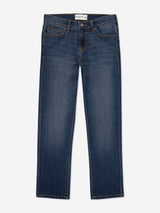 Abercrombie & Fitch Boys Straight Fit Jeans in Blue