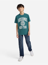 Abercrombie & Fitch Boys Straight Fit Jeans in Blue