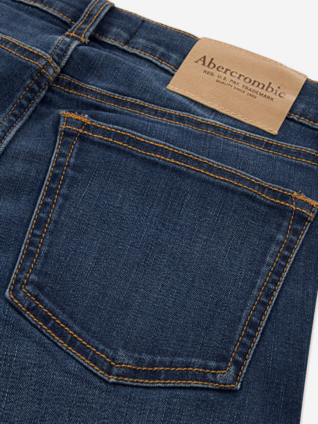 Abercrombie & Fitch Boys Straight Fit Jeans in Blue