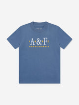 Abercrombie & Fitch Boys Signature T-Shirt in Blue