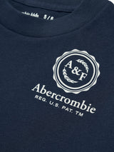 Abercrombie & Fitch Boys Foothills T-Shirt in Navy
