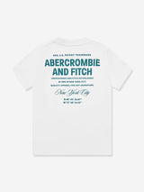 Abercrombie & Fitch Boys City Stack T-Shirt in White