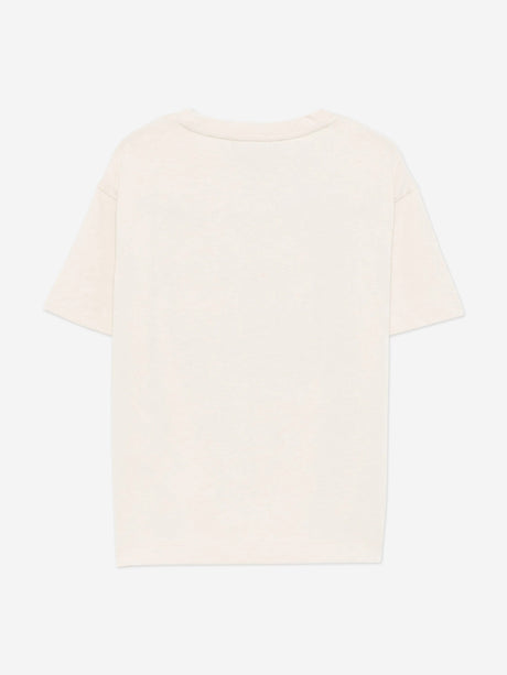 Emporio Armani Boys Graphic Print T-Shirt in Beige