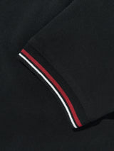 Emporio Armani Boys Logo Polo Shirt in Black