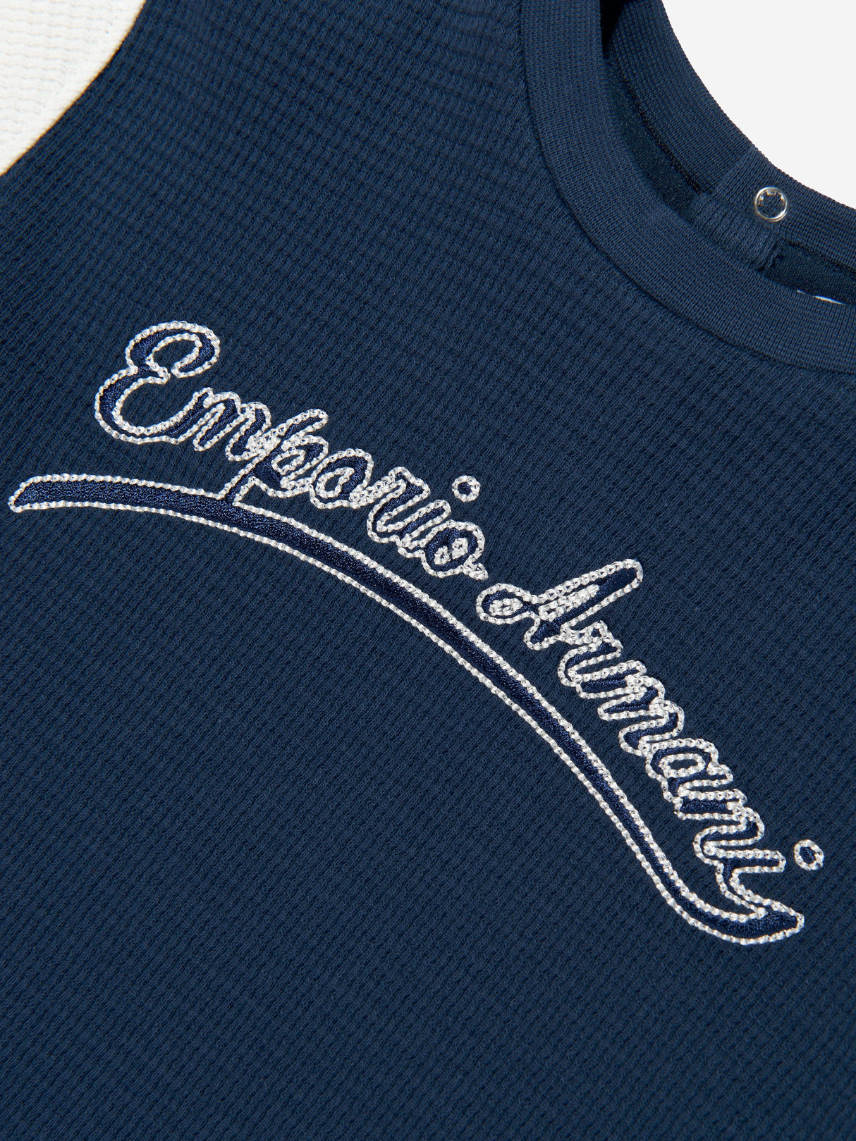 Emporio Armani Baby Boys Logo T-Shirt in Navy