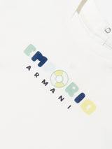 Emporio Armani Baby Boys Logo T-Shirt in White