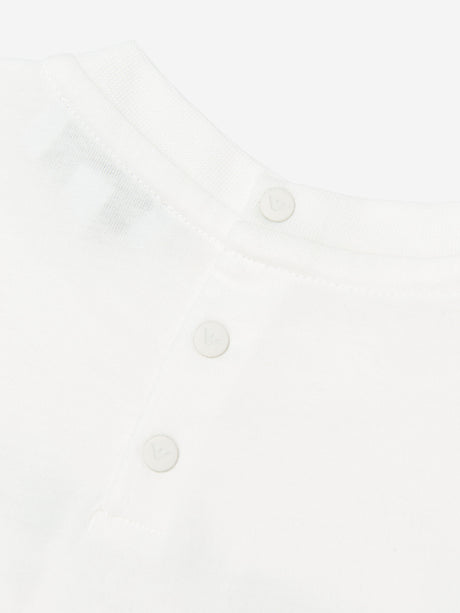 Emporio Armani Baby Boys Logo T-Shirt in White