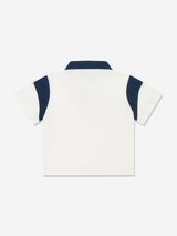 Emporio Armani Baby Boys Eagle Logo Polo Shirt in White
