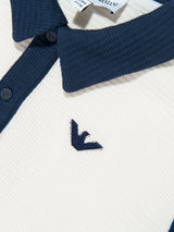 Emporio Armani Baby Boys Eagle Logo Polo Shirt in White