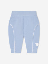 Emporio Armani Baby Boys Eagle Logo Joggers in Blue