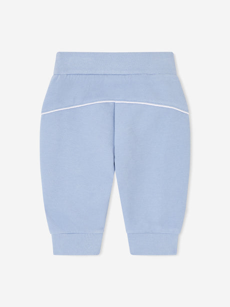 Emporio Armani Baby Boys Eagle Logo Joggers in Blue