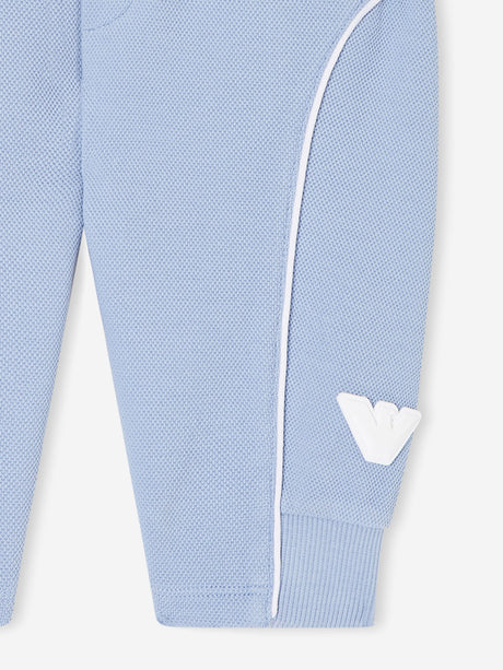 Emporio Armani Baby Boys Eagle Logo Joggers in Blue