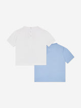 Emporio Armani Baby Boys 2 Pack T-Shirt Set in Blue