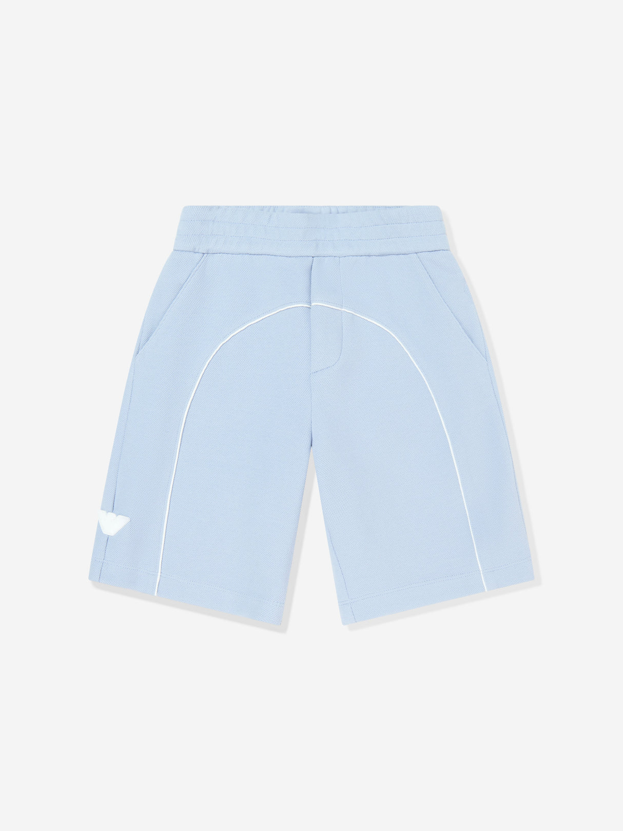 Emporio Armani Boys Eagle Logo Shorts in Blue