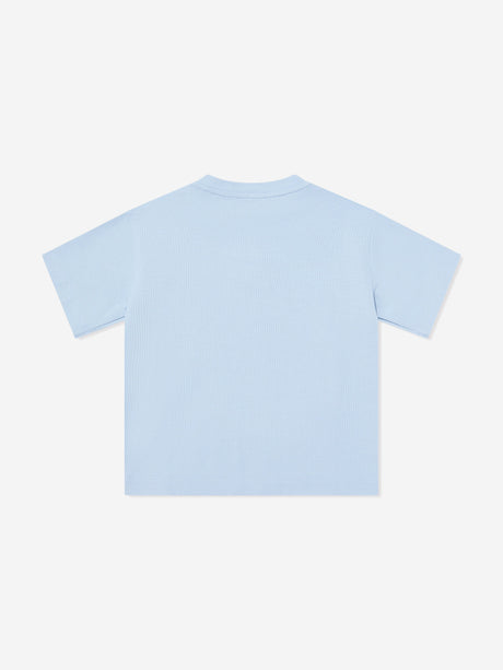 Emporio Armani Boys Logo T-Shirt in Blue